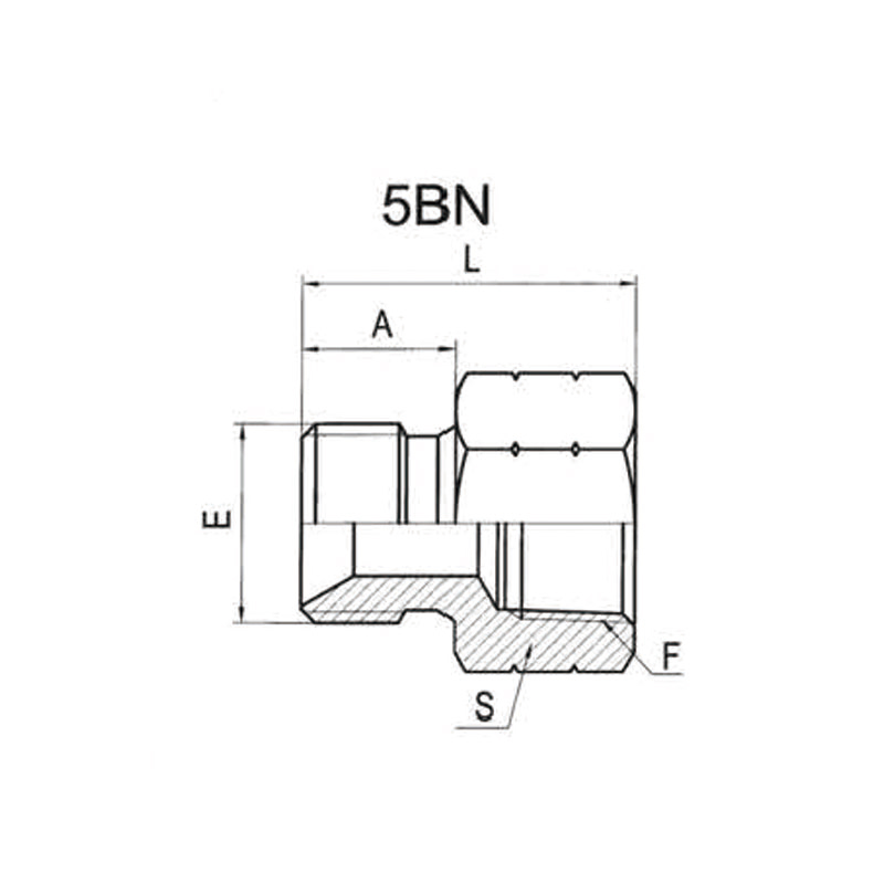 BSP MALE DOUBLE USE FOR OR BONDED SEAL/NPT FEMALE